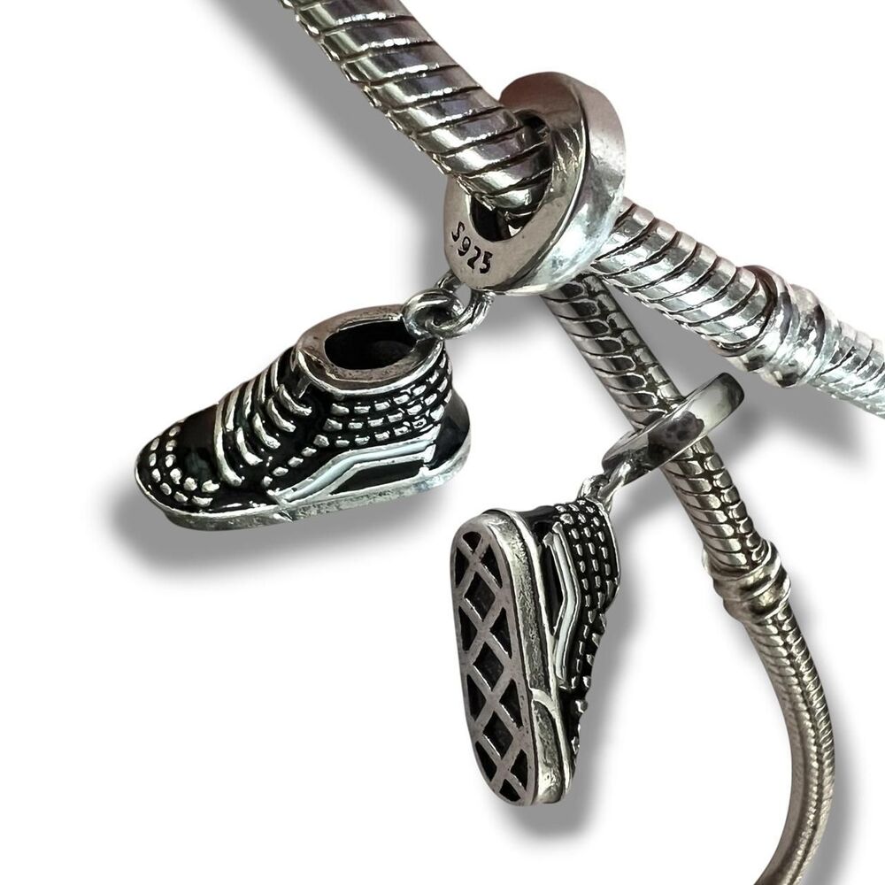 Vans Sneaker Shoe S925 Sterling Silver Pandora Moments Compatible Charm